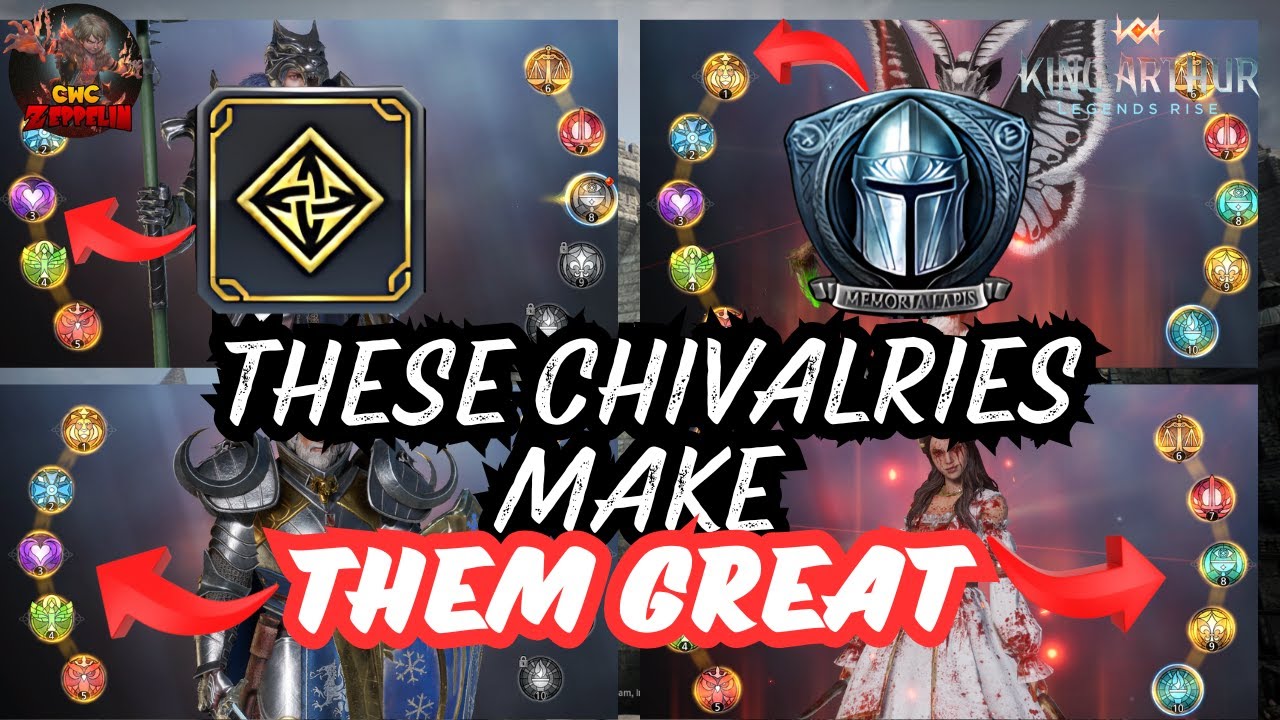 King Arthur: Legends Rise - Best Chivalry for Every Rare Hero