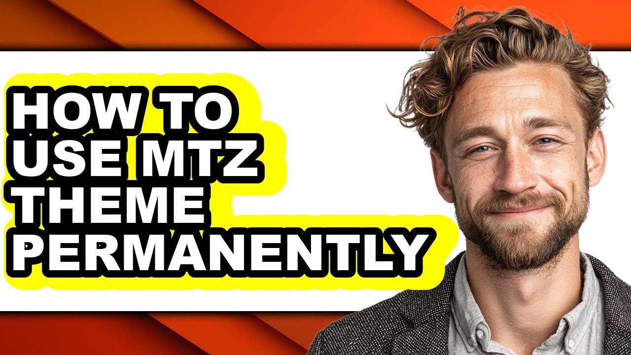 How to Use Mtz Theme Permanently (easy Method)