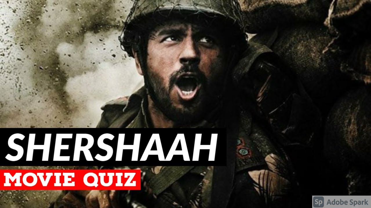 SHERSHAAH MOVIE QUIZ | Sidharth Malhotra | Kiara Advani | Bollywood Quiz Video 2021