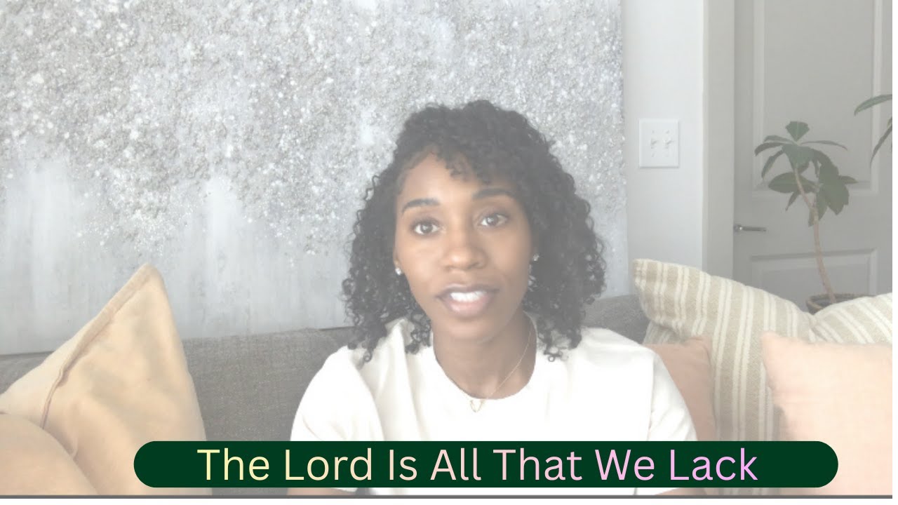 The Lord Is Who We Need