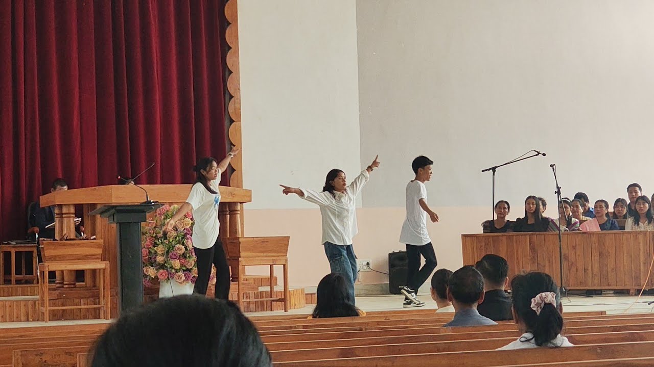 Lotsu Students presenting Choreography at Bhandari Town Baptist Church #godblessall 