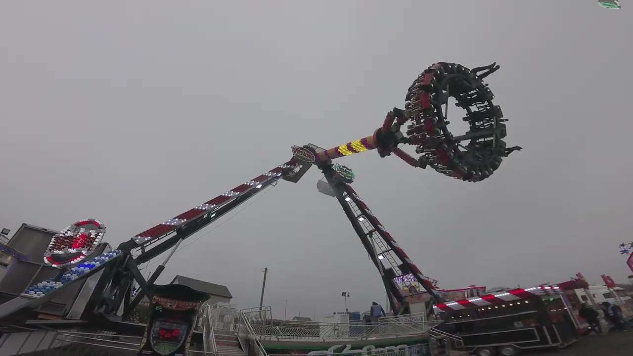 Venom Ride At Edward Danters Fun Fair, Clifton Rugby Club, Bristol