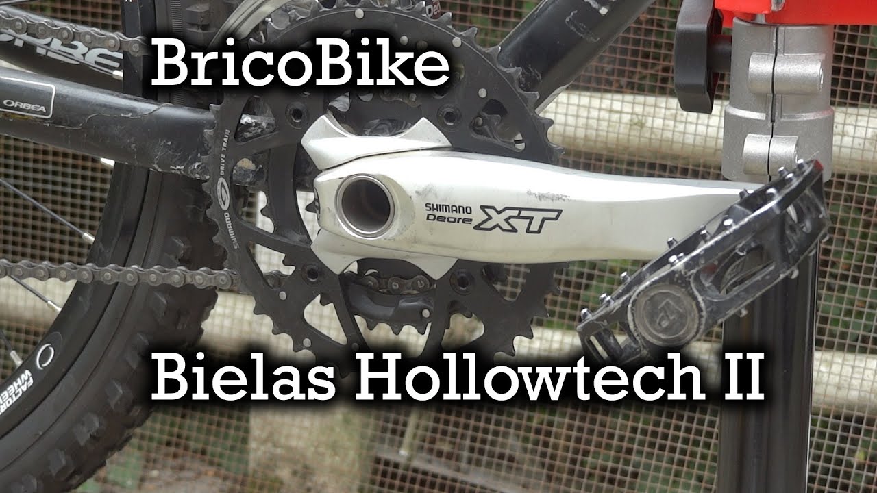 Instalación Bielas Hollowtech II | @BricoBici