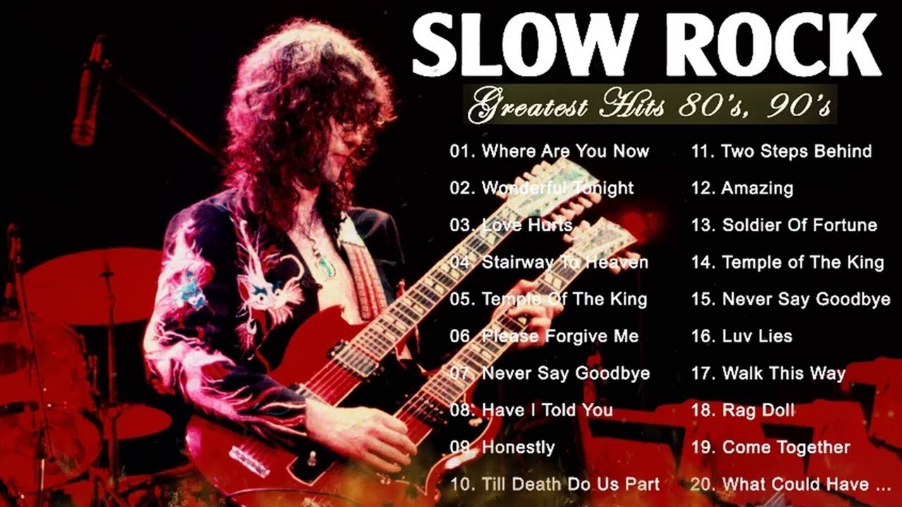 Bon jovi, Air Supply, Scorpions, Aerosmith, Led Zeppelin, Nirvana   Slow Rock Love Song 70s 80s 90s
