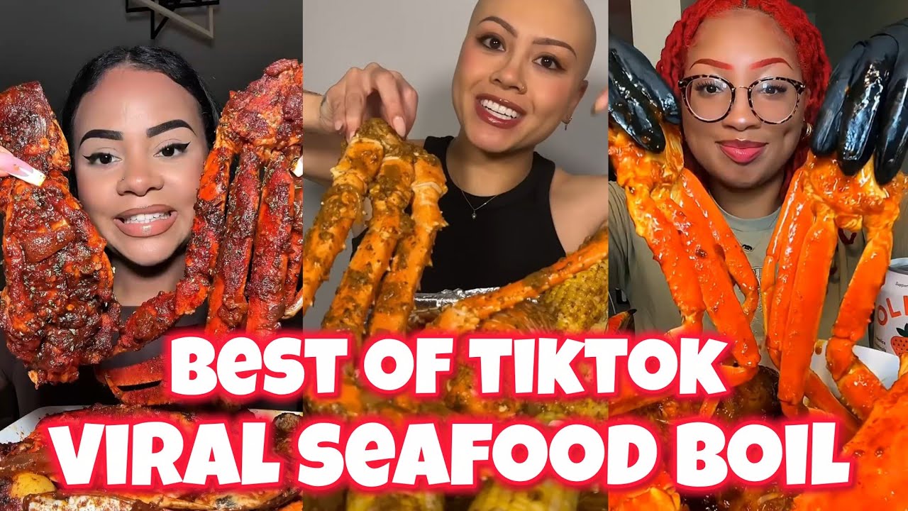 Best of TIKTOK viral SEAFOOD BOIL 🦞🦀🦐🔥 ASMR MUKBANG COMPILATION 