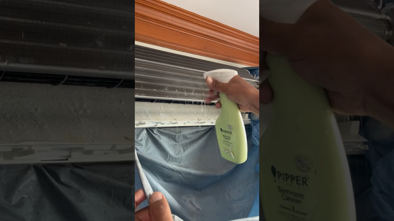 Deep cleaning of Air Conditioner Indoor / Outdoor units #diy #cleaning #airconditioner