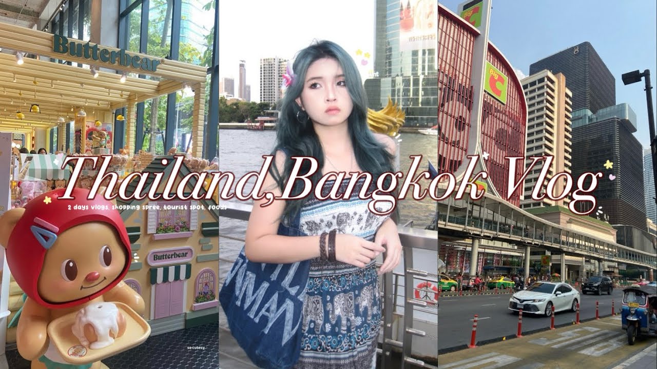 BANGKOK VLOG!! 🇹🇭⭐️| 2D1N, Shopping spree, Blind box unbox, Foods, Tourist Spots