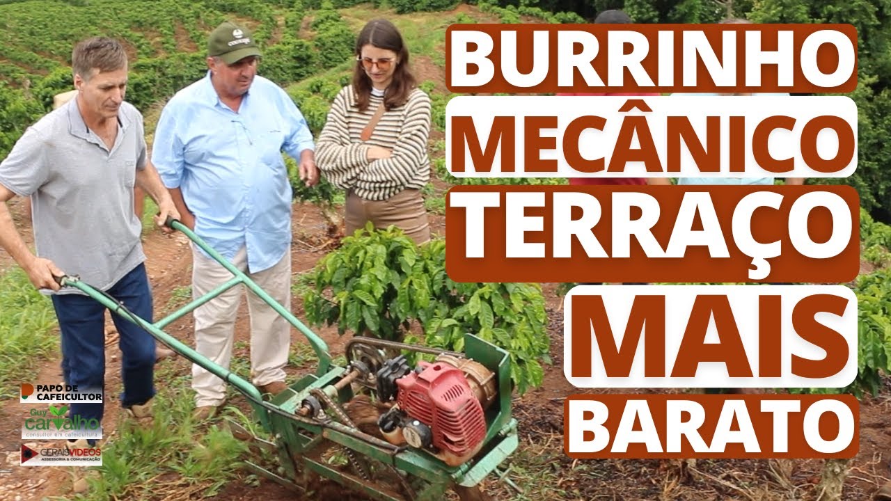 Burrinho mecânico: terraço mais barato!