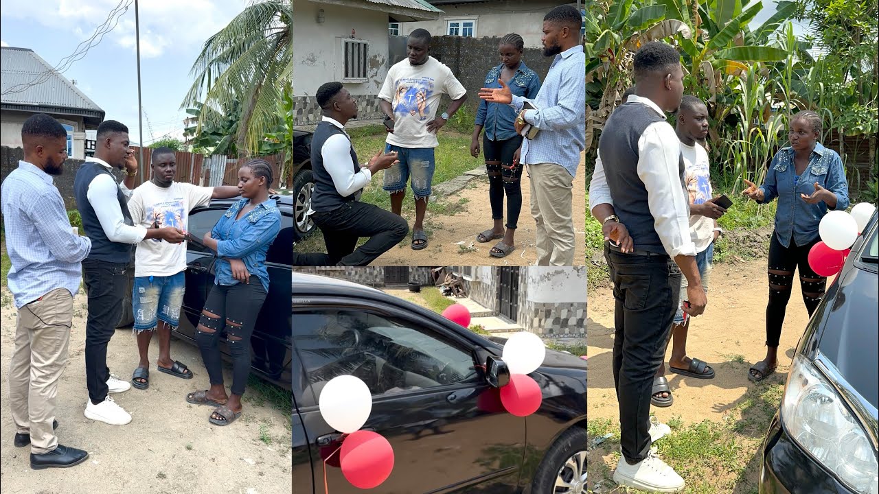 Man from South Africa surprise Joy with a Car| valentine gift for her to marry him she didn’t accept