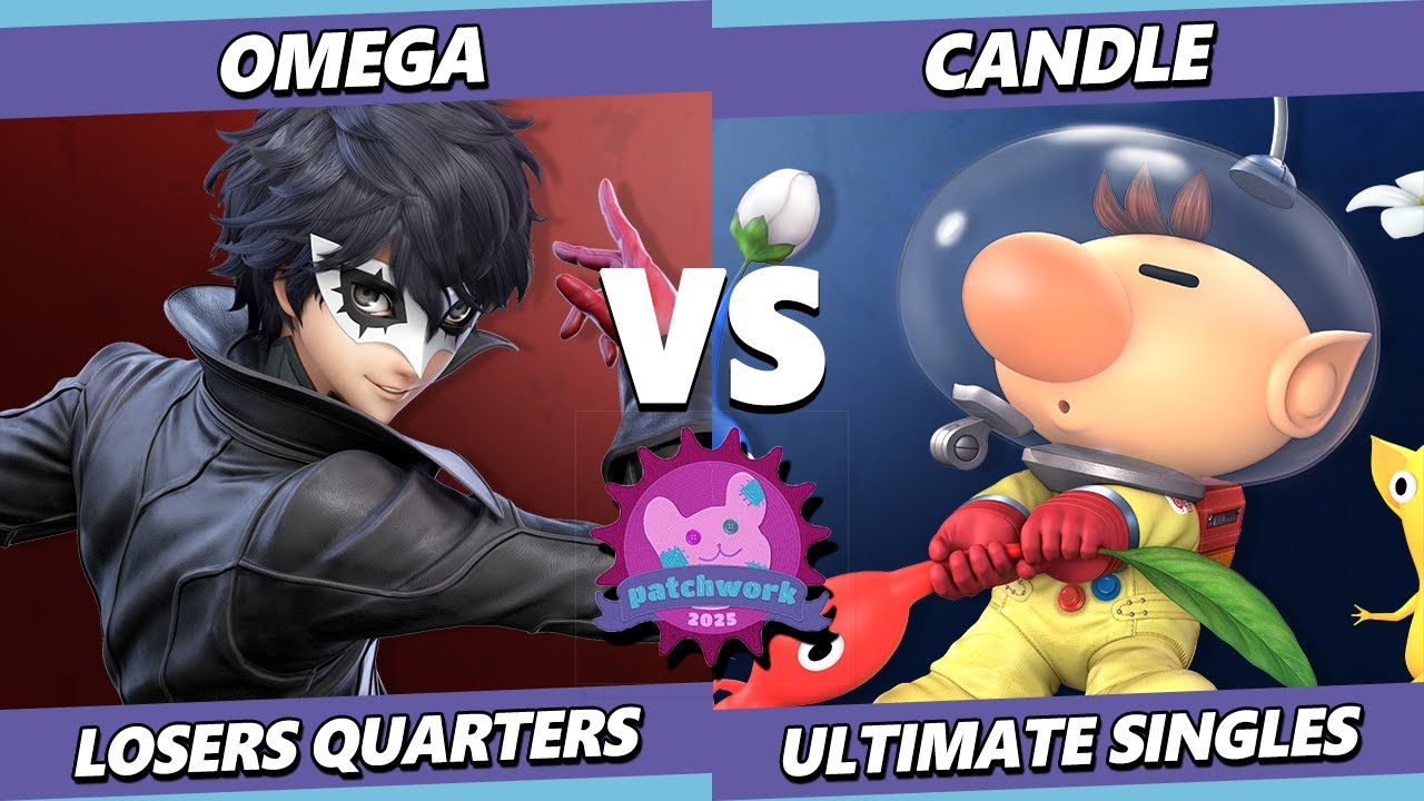 Patchwork 2025 TOP 8 - omega (Joker) Vs. Candle (Olimar) Smash Ultimate - SSBU