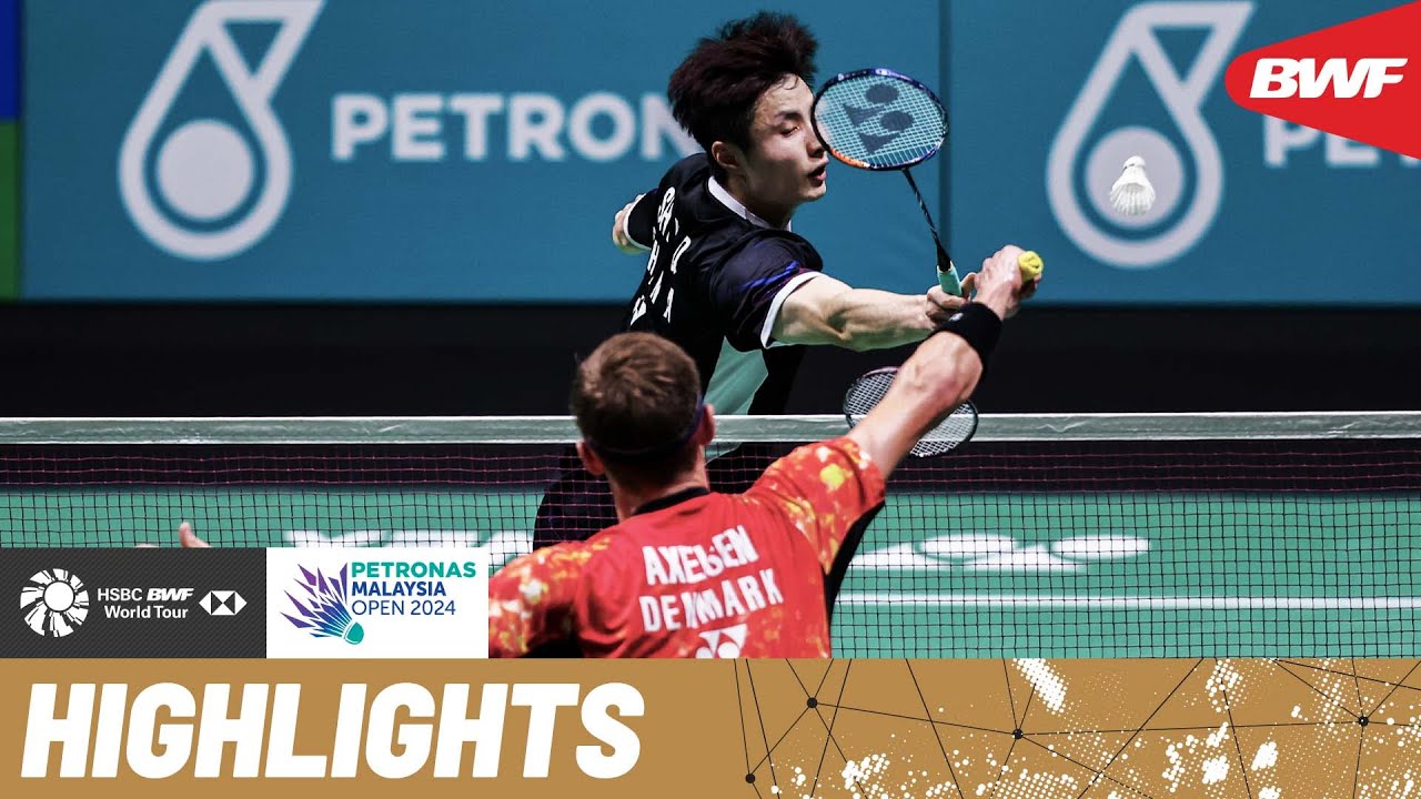 Viktor Axelsen and Shi Yu Qi engage in a top-tier matchup