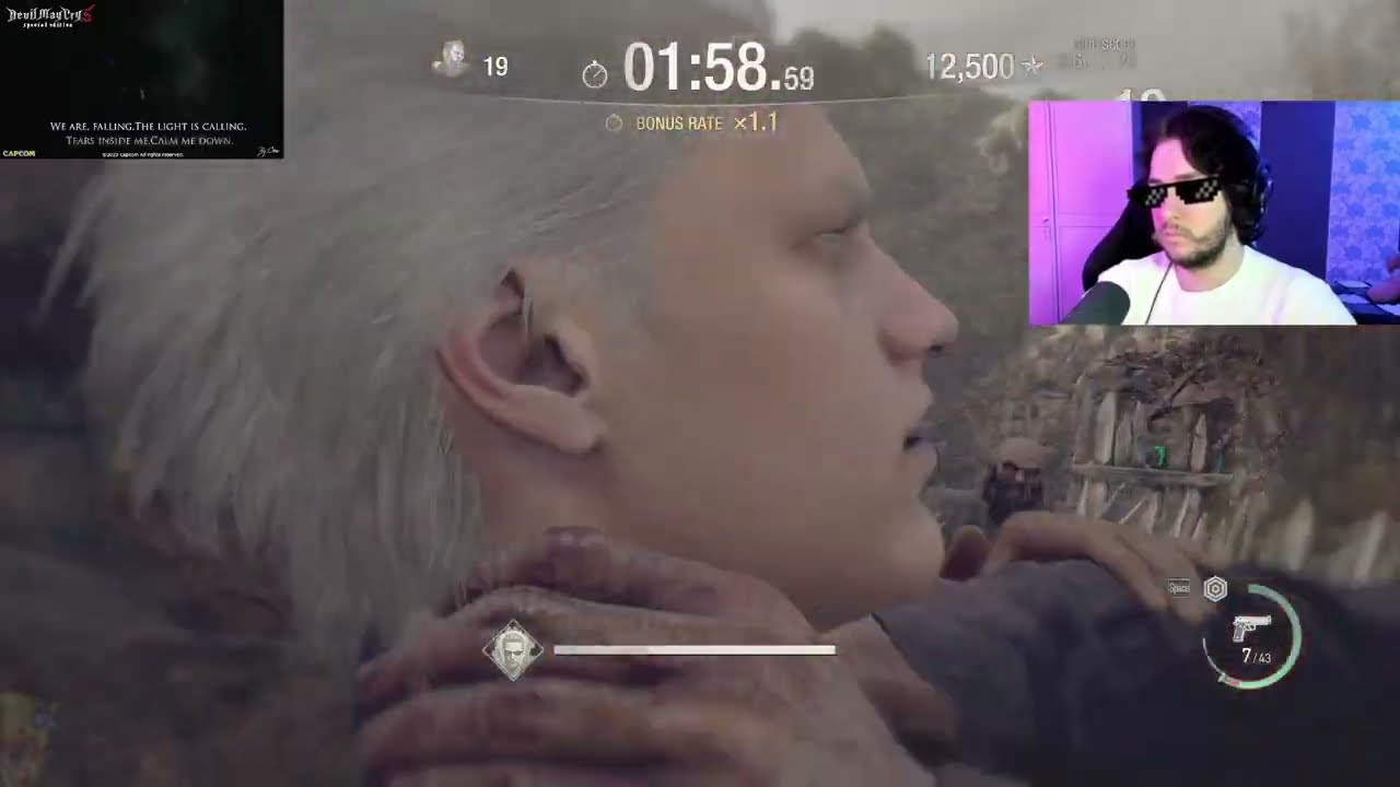 ✨ Resident Evil 4 Remake x DMC Vergil Mod Mercenaries S++ #re #re4 #dmc