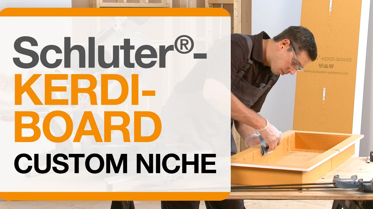 Schluter&reg;-KERDI-BOARD: Custom Niche