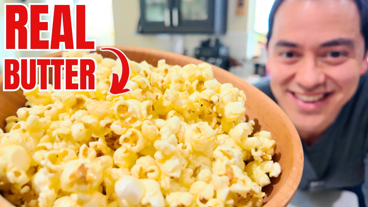 Stovetop Popcorn using REAL Butter Tutorial