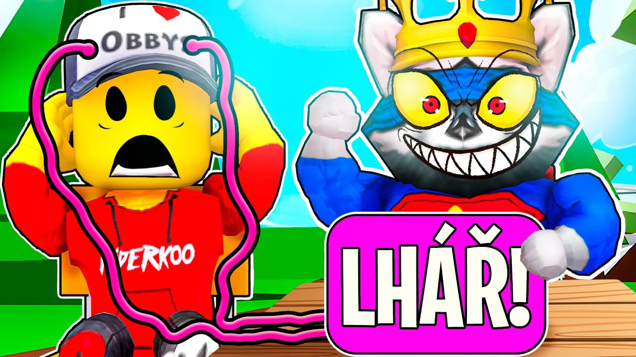 Trollím KAMARÁDY tajným *DETEKTOREM LŽI* v Robloxu!! 🤯😅