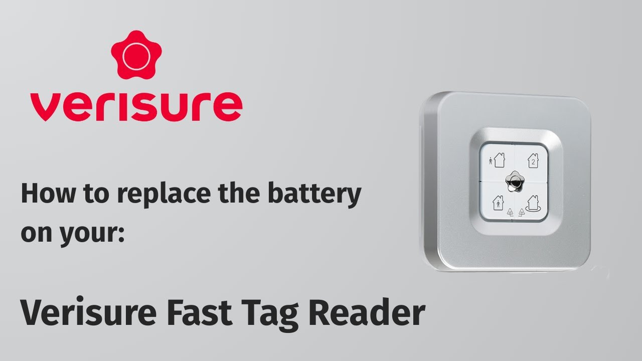 How To Replace the Battery on Your Verisure Fast Tag Reader - Battery Replacement Guide