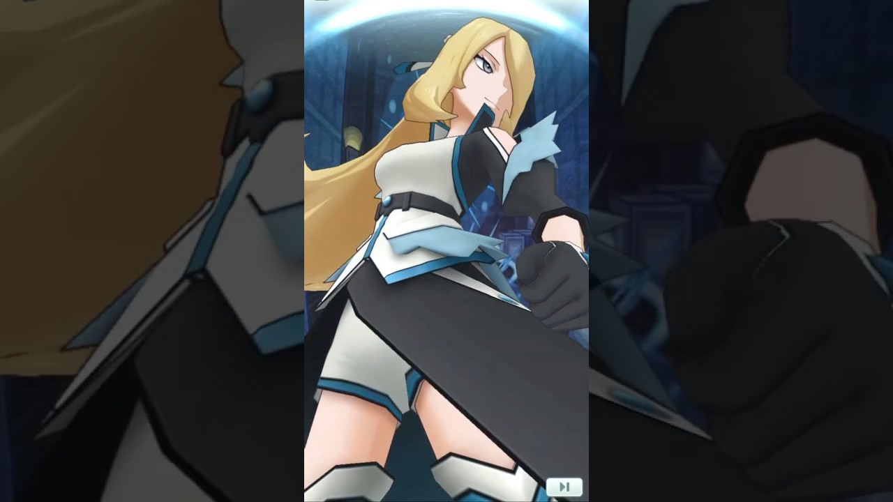 Pok&eacute;mon Masters Ex:  SS Cynthia (Aura) & Mega Lucario Sync Move
