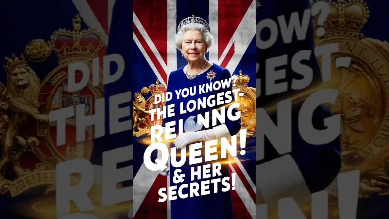 Did You Know? The Longest-Reigning Queen & Her Secrets! 👑 #HistoryFacts #shorts