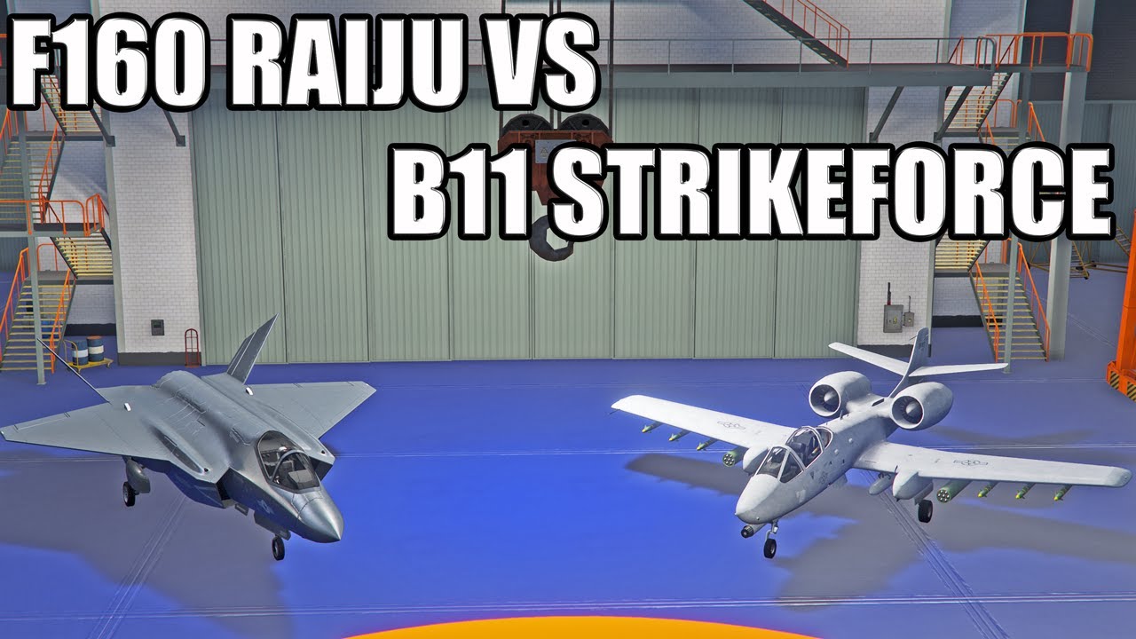 F160 Raiju против B11 Strikeforce: какой самолёт лучший в GTA Online?