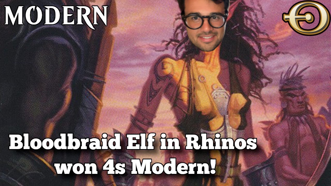 Bloodbraid Elf in Rhinos won 4s Modern! | MTGO