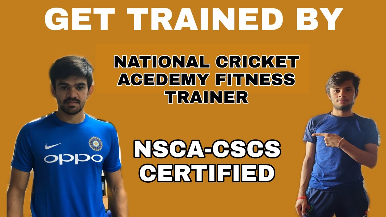 National Cricket Academy Fitness Coach || S&C Specialist