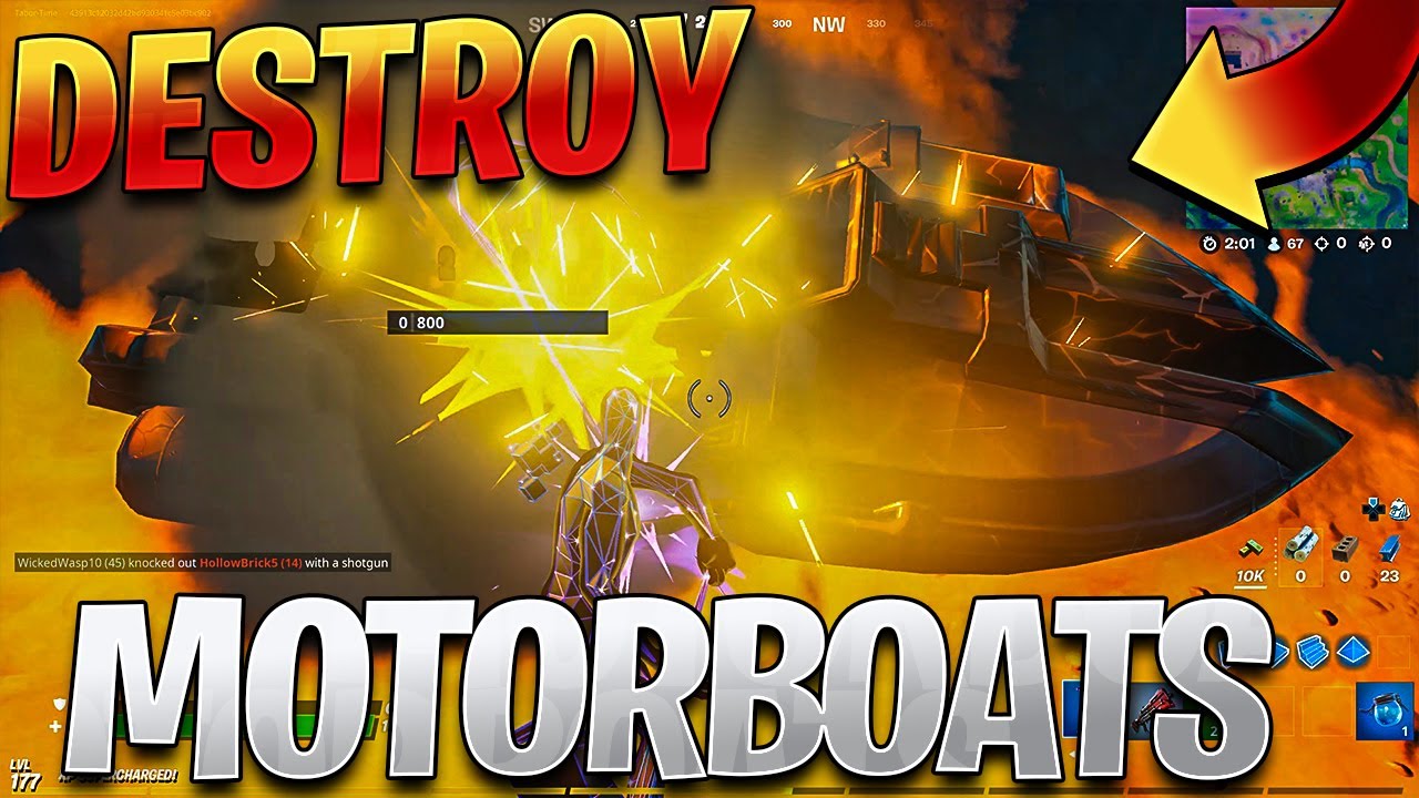 Destroy Motorboats (Fortnite Season 5 Week 6 EPIC Quest Challenge Guide)