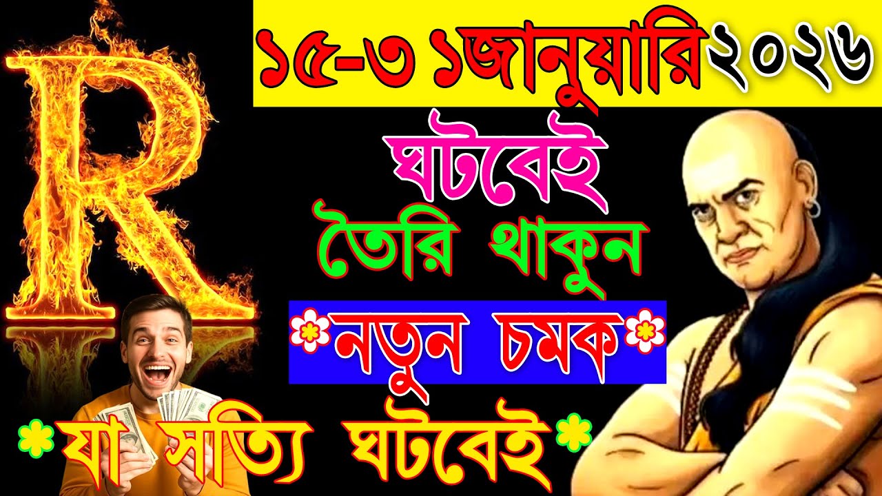 R নামের মানুষদের ১৫জানুয়ারি 🔥🔥থেকে কেমন কাটবে? R Namer Manush Kemon hoy 2026 | R Name Rashifal 2026