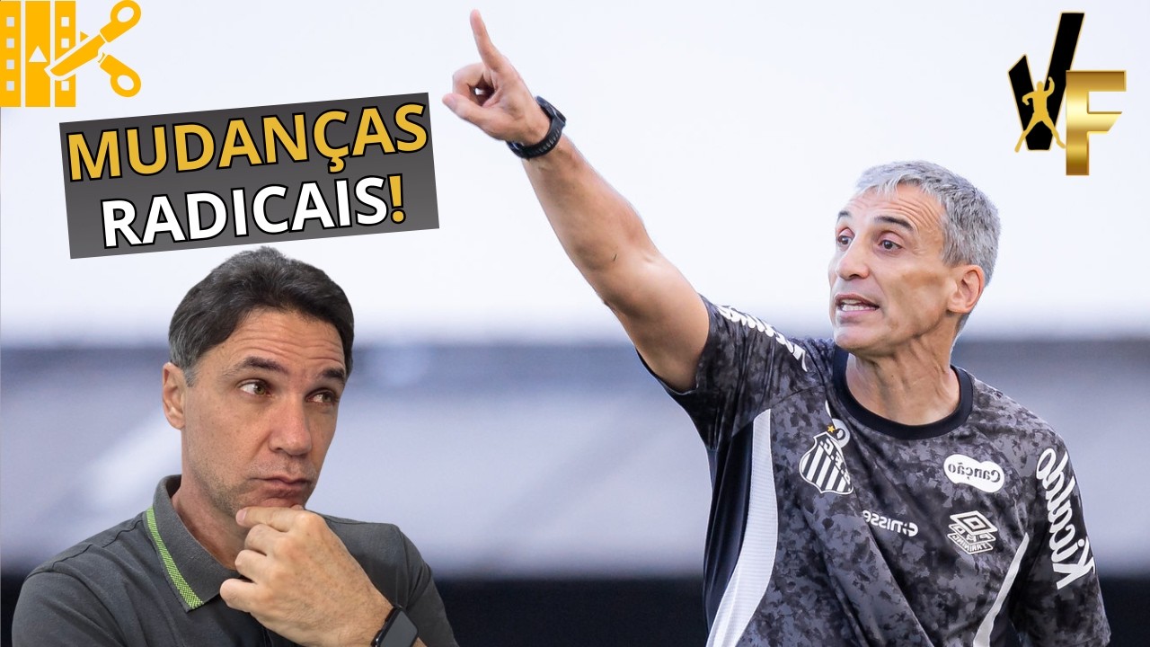 VOJVODA TESTA MUDANÇAS SURPREENDENTES NO SANTOS PARA O CLÁSSICO - CORTE