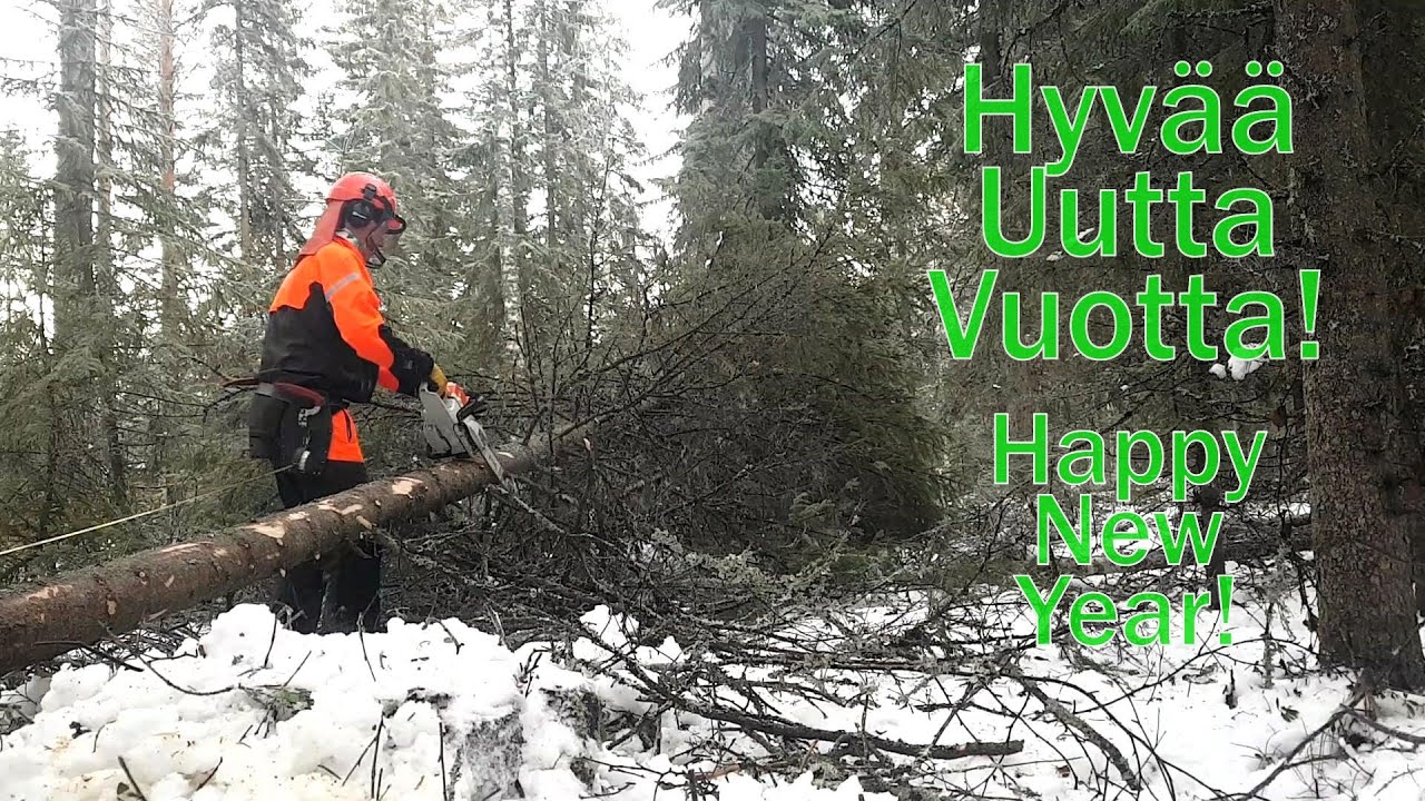 Talven 2024-2025 hankintahakkuun virallinen aloitus! | Winter logging 2024-2025 official start