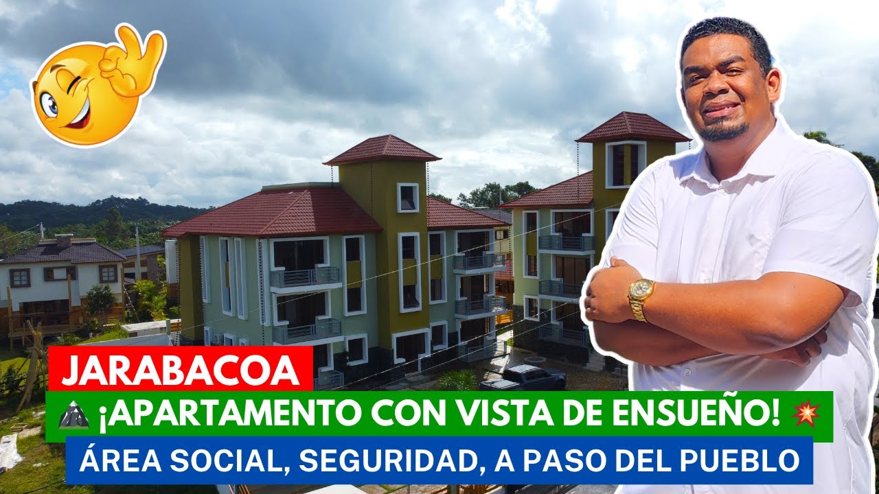 APARTAMENTO EN VENTA EN JARABACOA 🔑 PROYECTO CERRADO CON VISTA A LAS MONTAÑAS, PISCINA Y TERRAZA 🏡✨