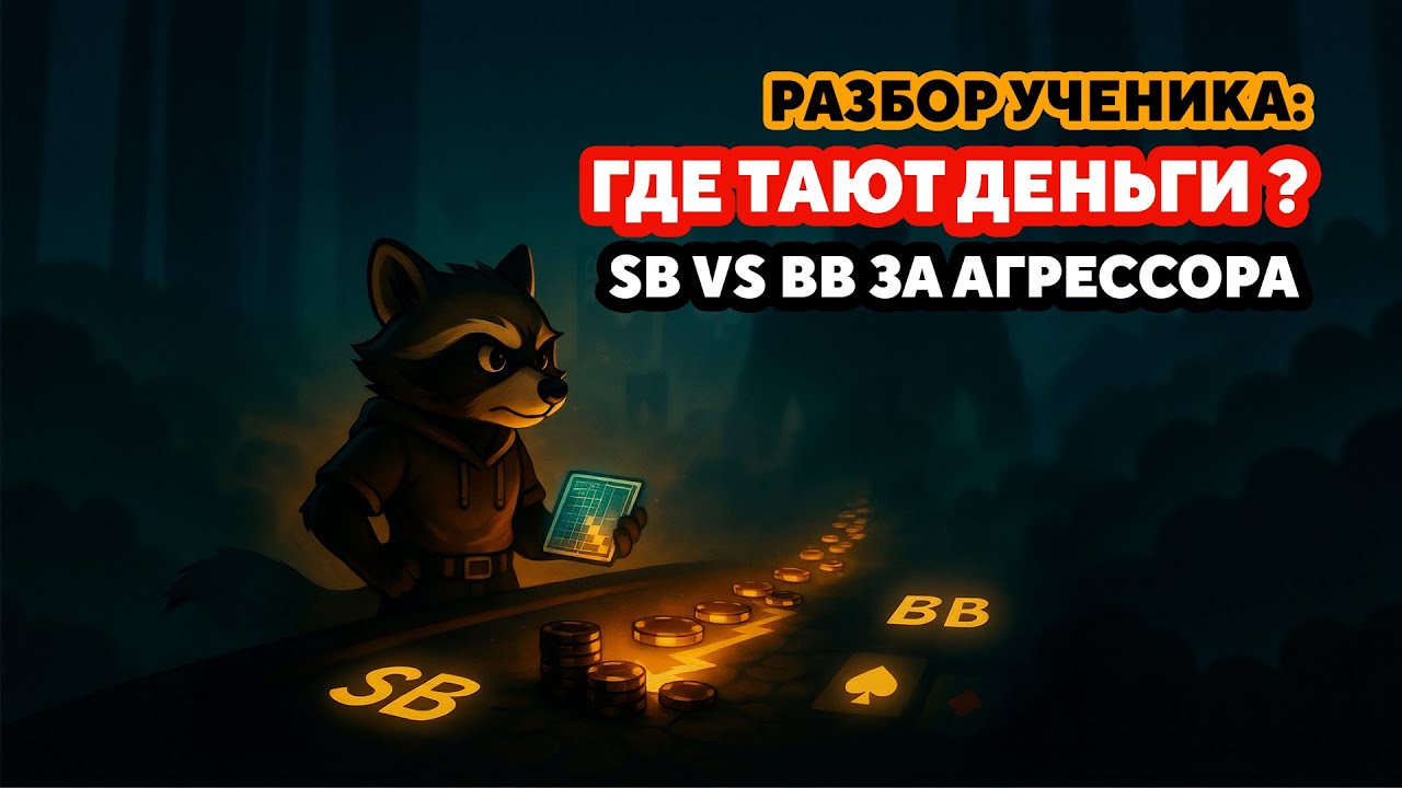 Разбор ученика: Где тают деньги? (SB vs BB за агрессора)