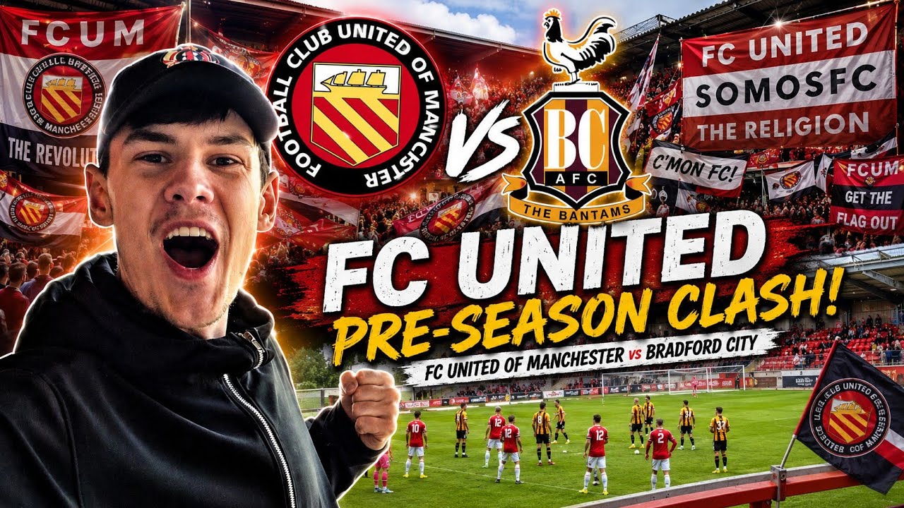 BANTAMS BATTLE BACK TO BEAT FC UNITED IN PRE SEASON | FC United Of Manchester vs Bradford