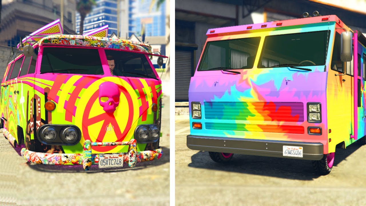 GTA V - DE NIEUWE HIPPIE VANS PIMPEN!