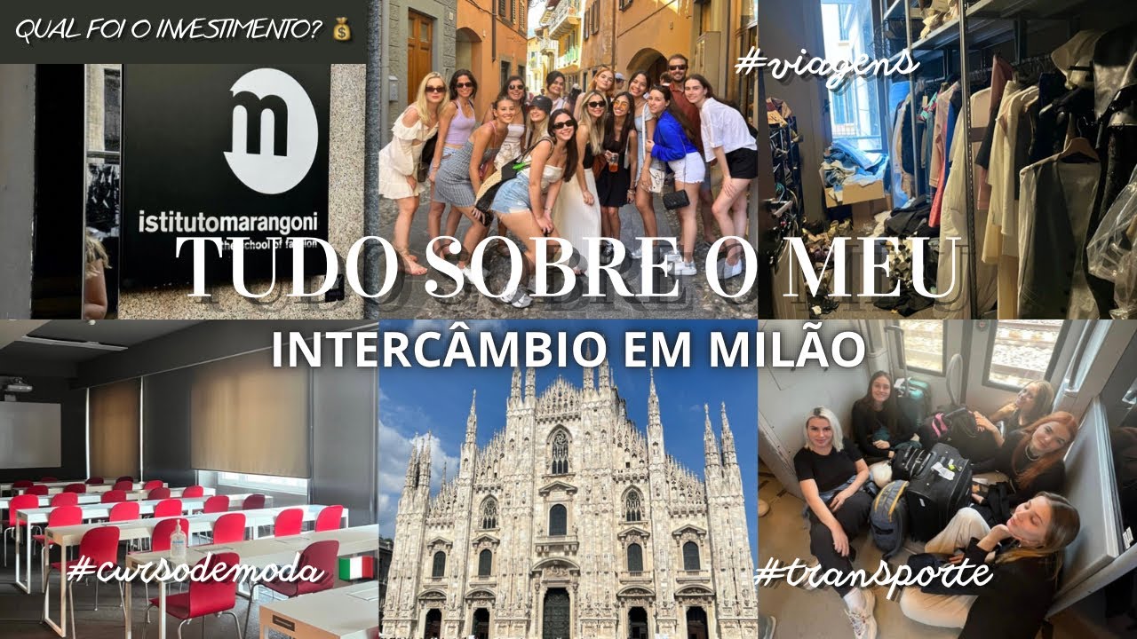 TUDO SOBRE O MEU CURSO DE MODA EM MILÃO | RESPONDENDO DÚVIDAS - PARTE 1 🤍🇮🇹✨
