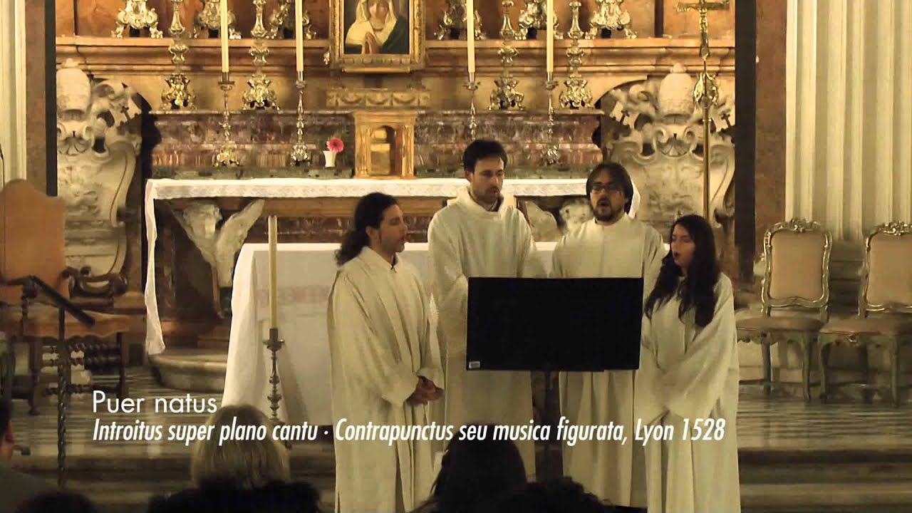 Puer natus à 4, Contrapunctus Lyon (1528) | Palma Choralis