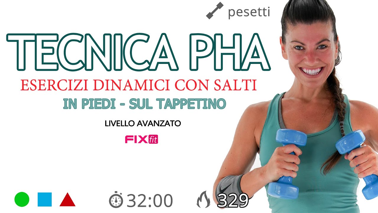 PHA: Esercizi di Tonificazione Total Body In Piedi e A Terra