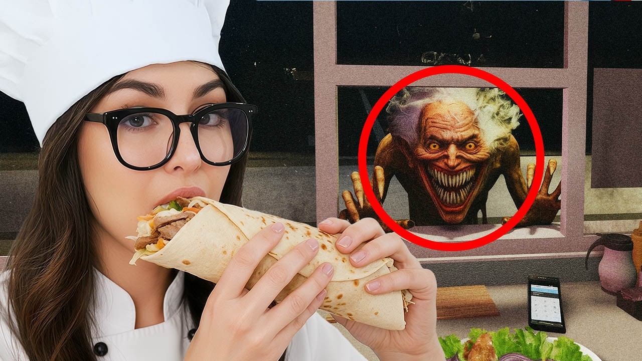 Работа в ночную смену в киоске с шаурмой Scary Shawarma…