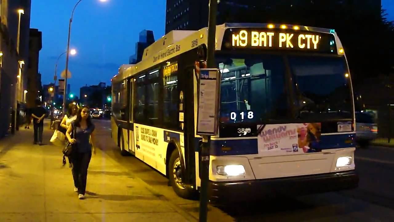 NYCTA : Orion VII Next Generation Hybrid 3818 On The M9 @ Essex Street