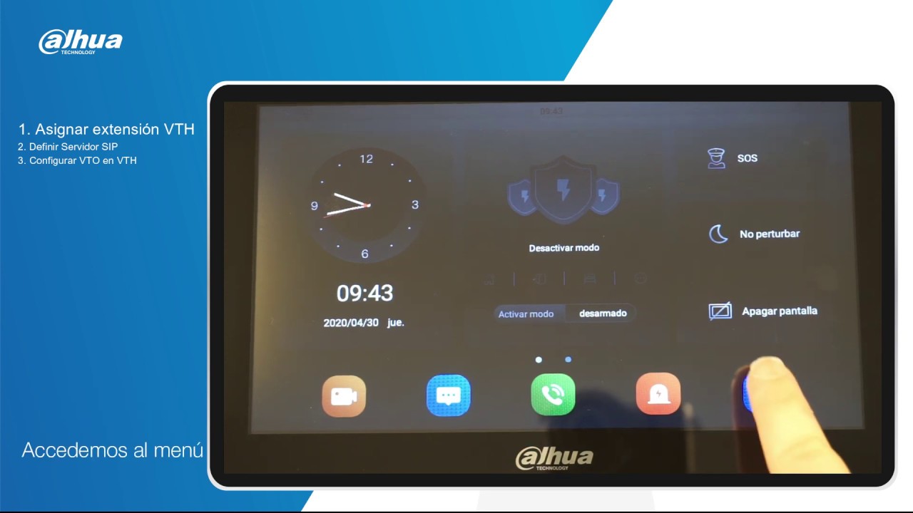 [VDP] Solución villa con VTH5341G-W (Android) y #VTO2202F-P