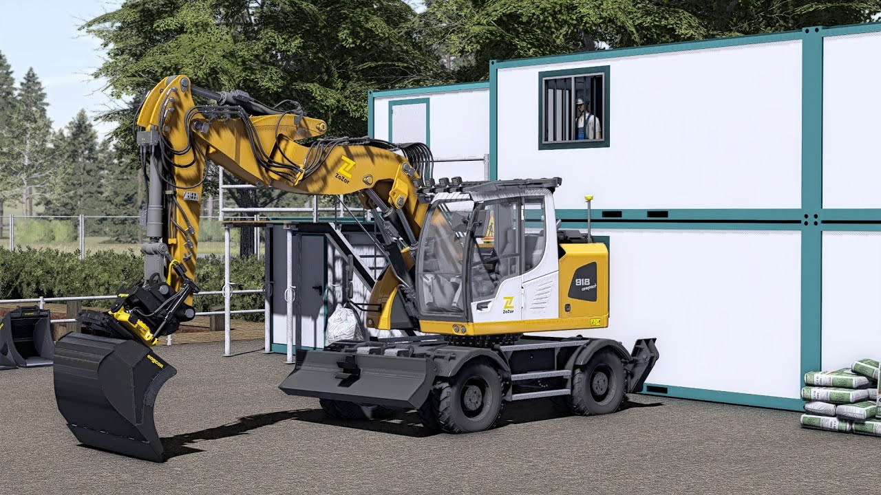 TRAVAUX PUBLICS : NOUVEAU CHANTIER ÉQUIPÉ DE LA 918 DÉPORT + ENGCON !