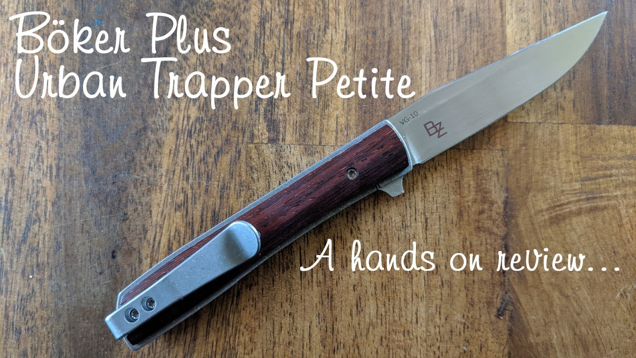 Böker Plus Urban Trapper Petite flipper knife - hands on review