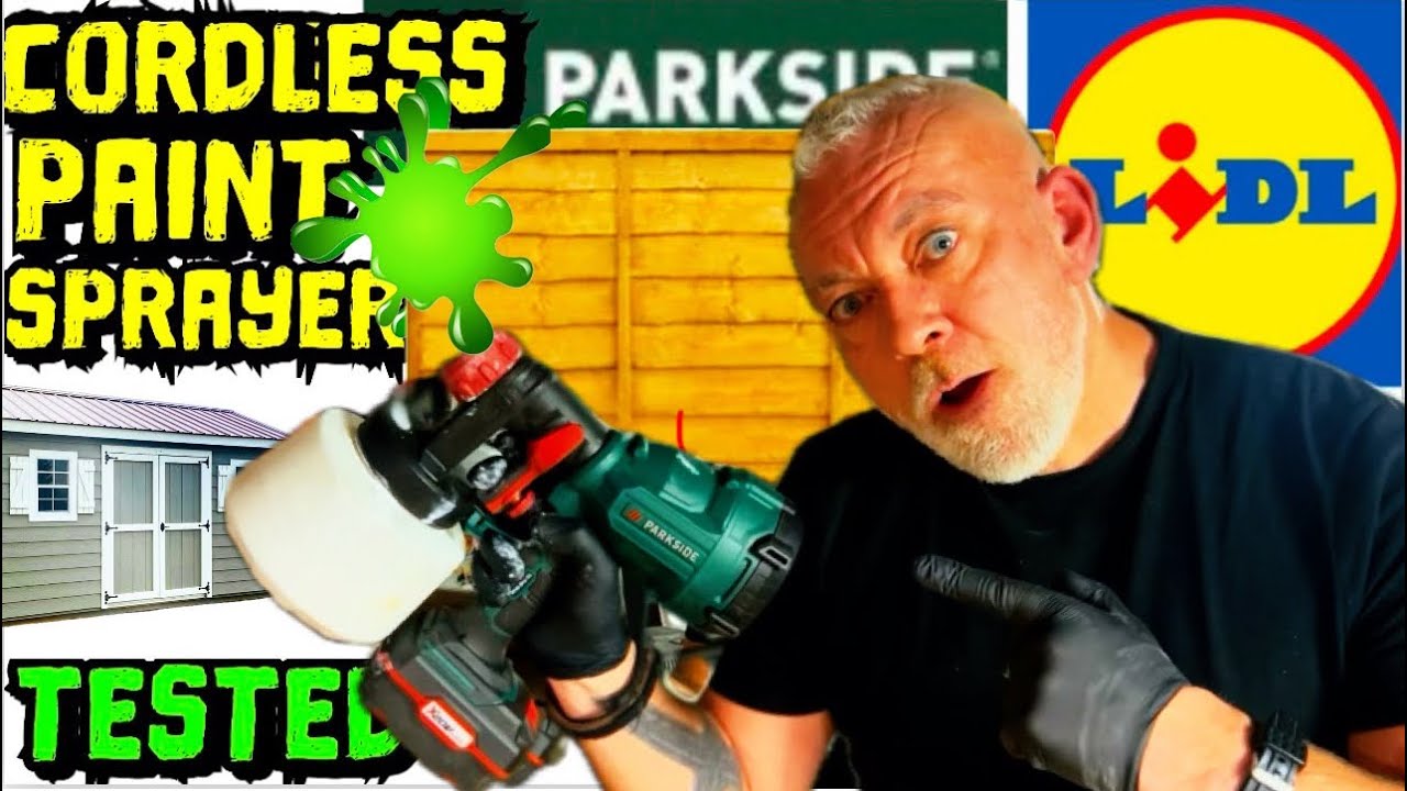 Беспроводной краскораспылитель Parkside 20 В 😃 Тестовый обзор