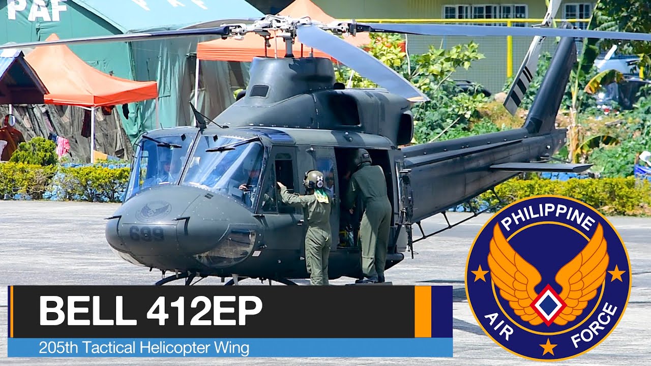 HOT AND HIGH TAKEOFF | Bell 412EP PHILIPPINE AIR FORCE |  Loakan Airport