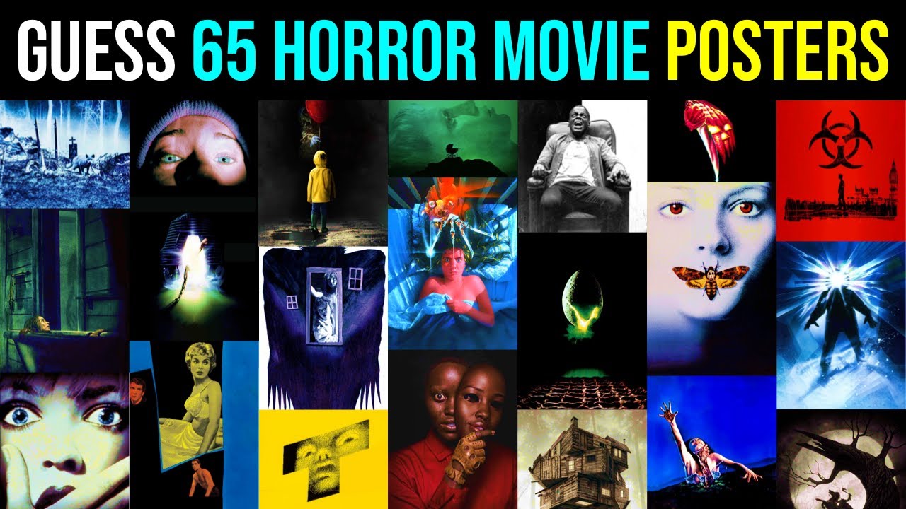 Guess the Horror Movie from Its Creepy Poster🩸😱 | 65 Iconic Films