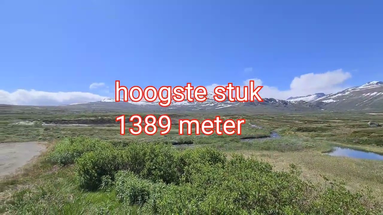 Noorwegen met de camper .wat genieten wij .weg 51