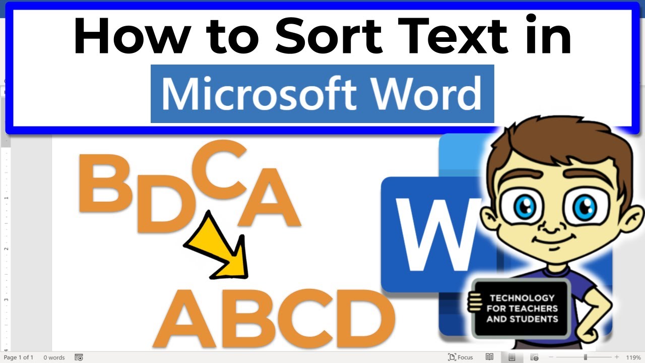 How to Sort Text in Microsoft Word