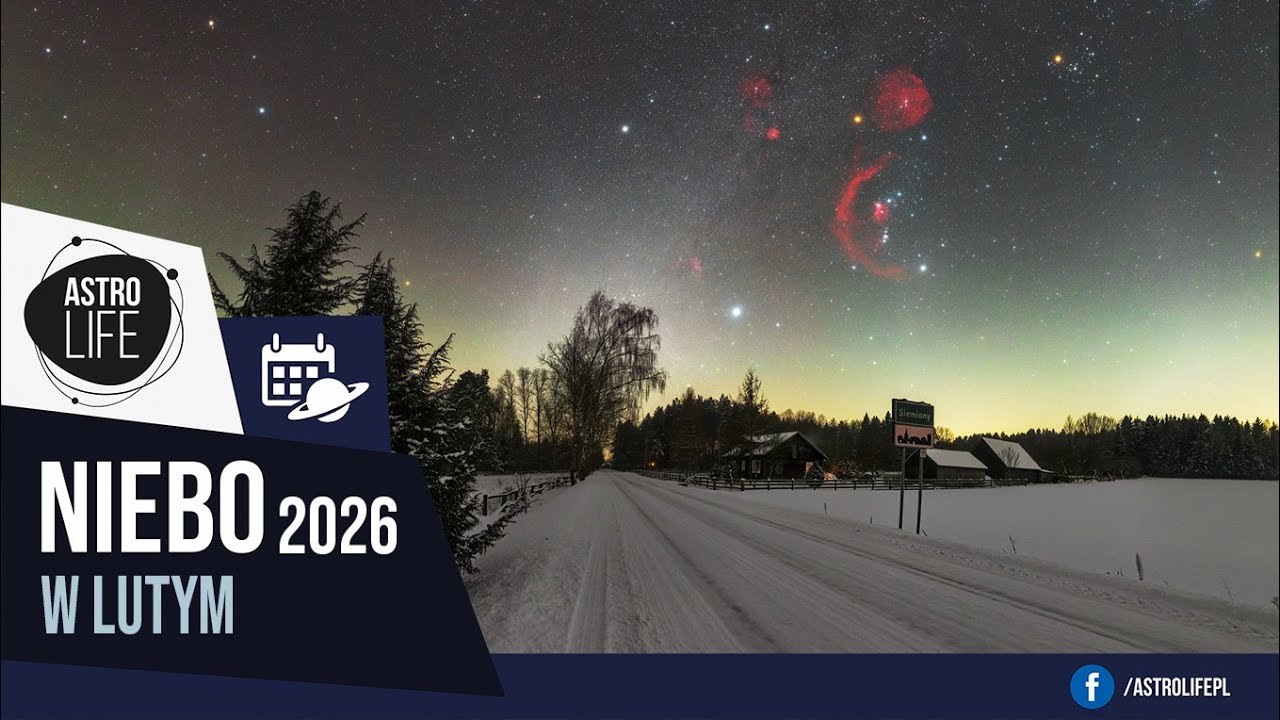 Powr&oacute;t Wenus na niebo wieczorne i koniunkcja Saturna z Neptunem - Niebo w lutym 2026