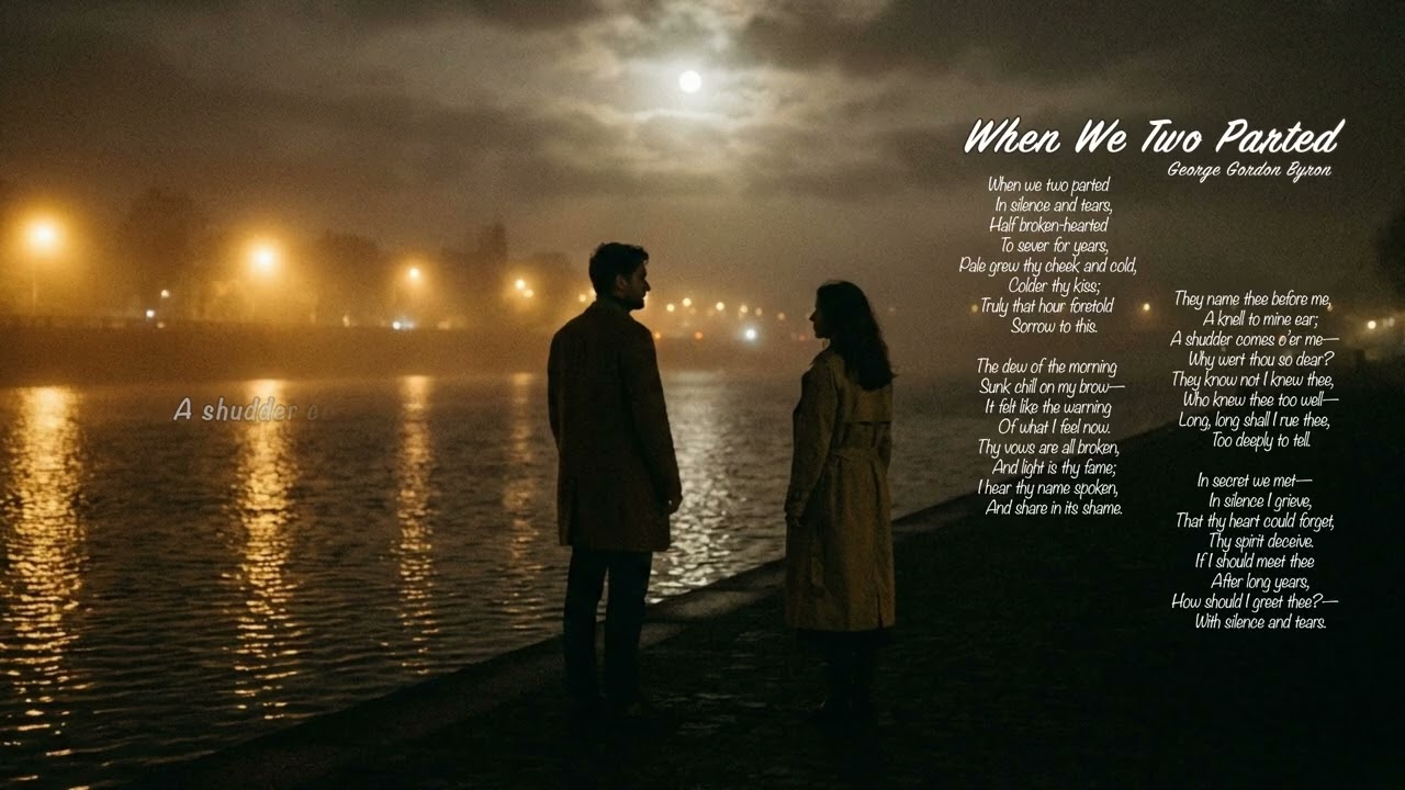 When We Two Parted (1816) | Lord Byron | Romantic Poetry Reimagined | Century Letters