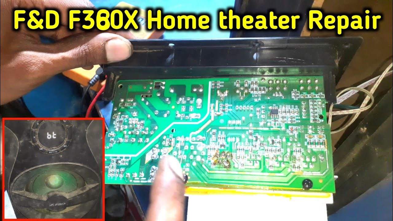 F&D home theater Repair || F380X Repairing in Hindi || Electronics verma