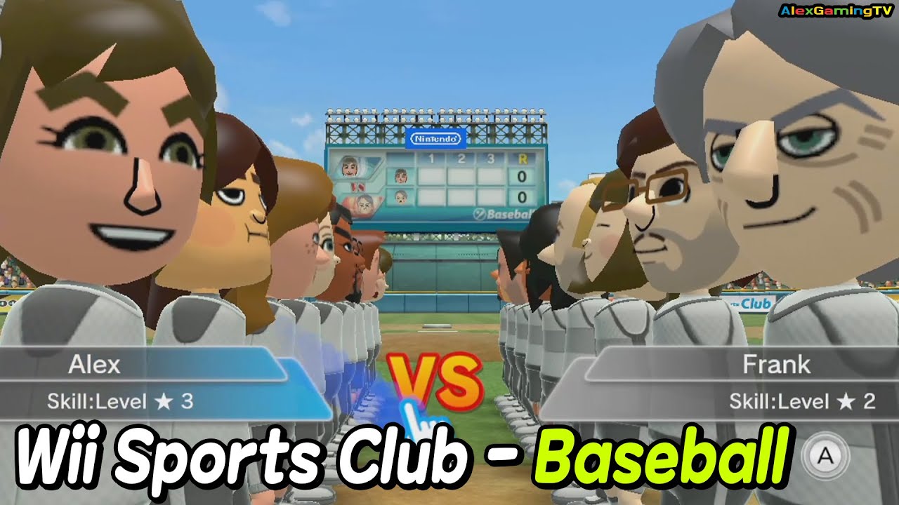 Wii Sports Club - Baseball (Wii U, #055) Player Alex ( Road to Pro Class ) 🤩 AlexGamingTV